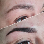 Eyebrow Shape Before and After